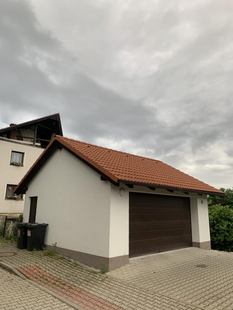 Střechy koněprusy Beroun